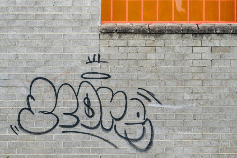 graffiti on a building